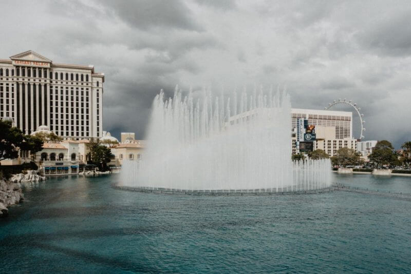 The Bellagio fountain is a must-see stop during your two days in Las Vegas