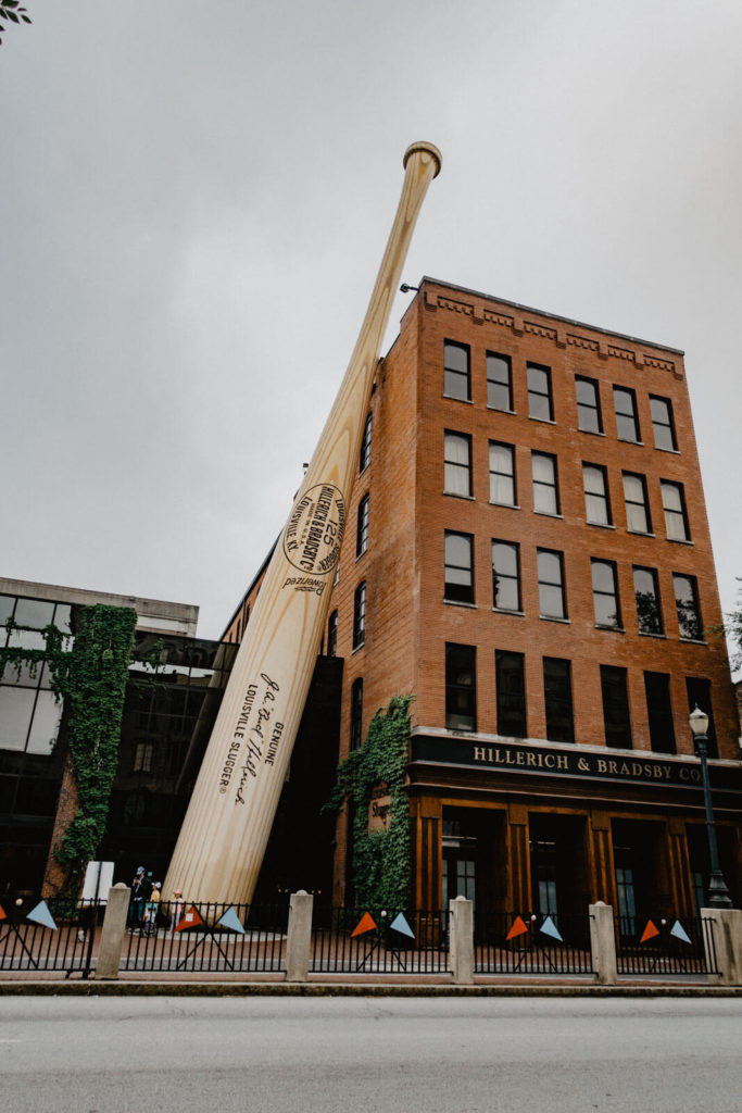World's Largest Baseball Bat - Louisville Slugger Factory & Museum - Louisville KY