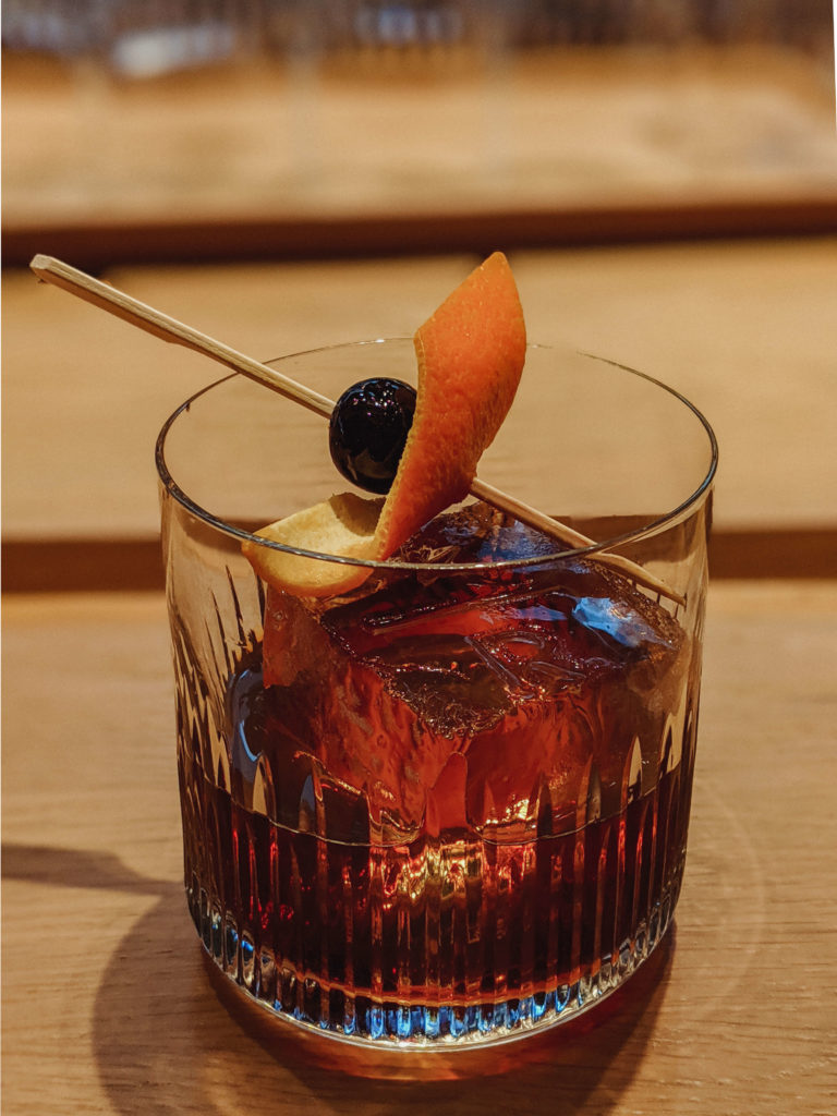 The "Cold Fashioned," an Old Fashioned made with cold brew instead of bourbon