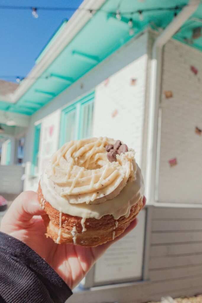 A 100 layer donut from Five Daughters Bakery in Nashville Tennessee