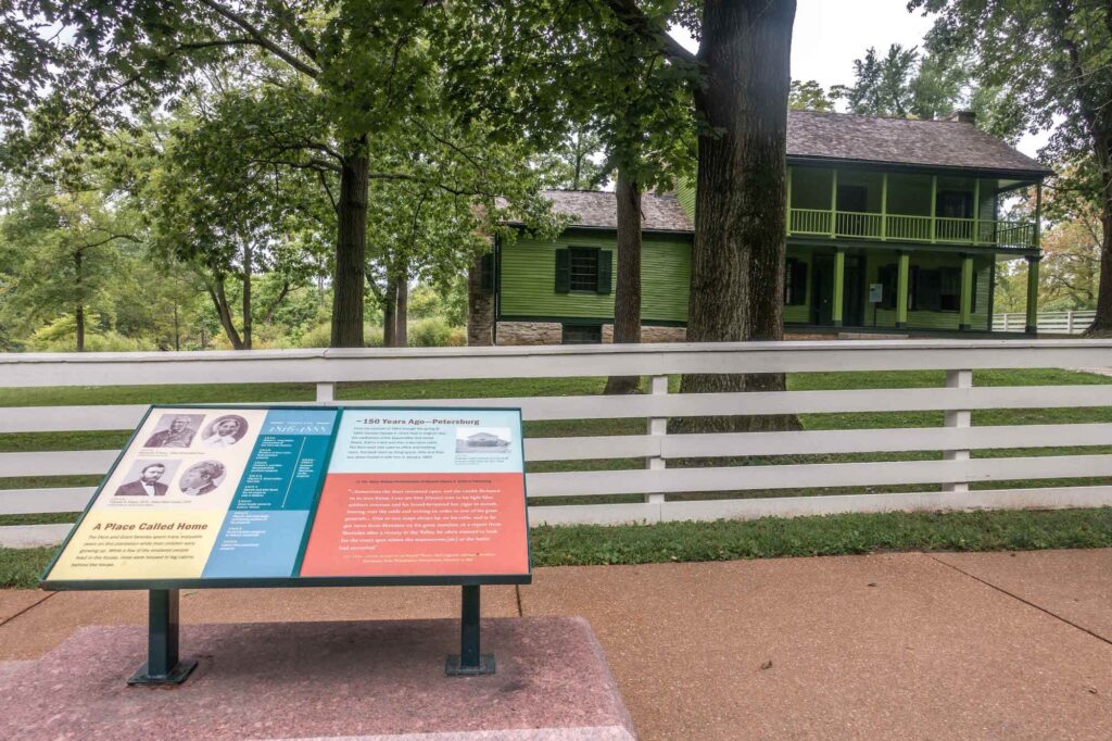 Take a walking tour of the US Grant National Historic Site Park Grounds
